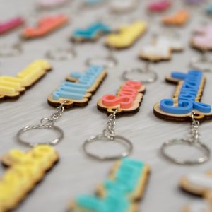 Llaveros marcasitios de color