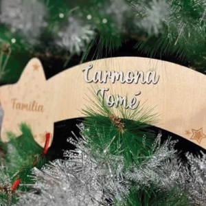 Estrella fugaz familiar personalizada