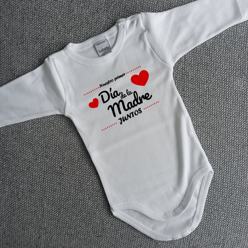 Babidu Body personalizado Nuestro primer Dia de la Madre Juntos