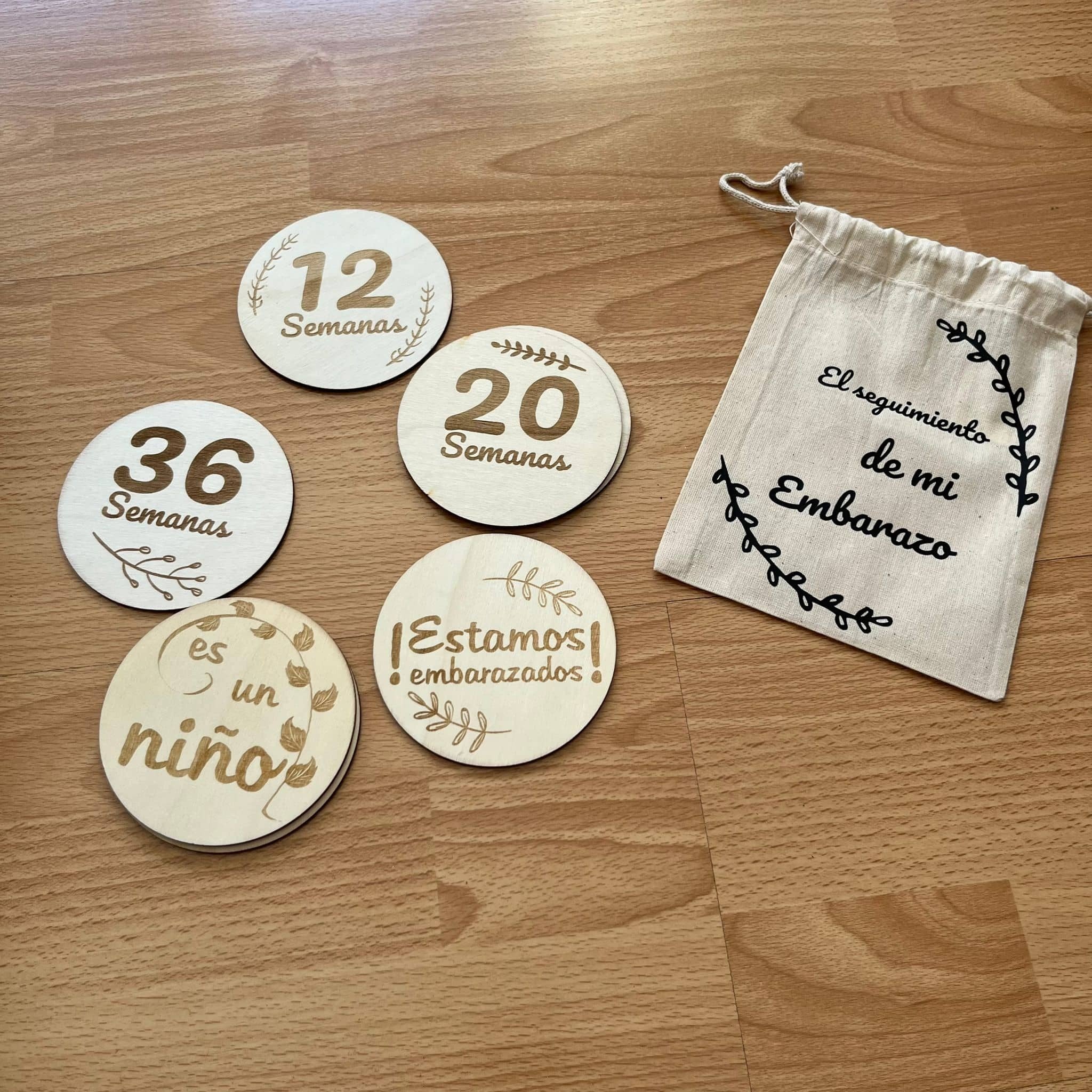 Discos de hitos embarazo "Estoy Embarazada"