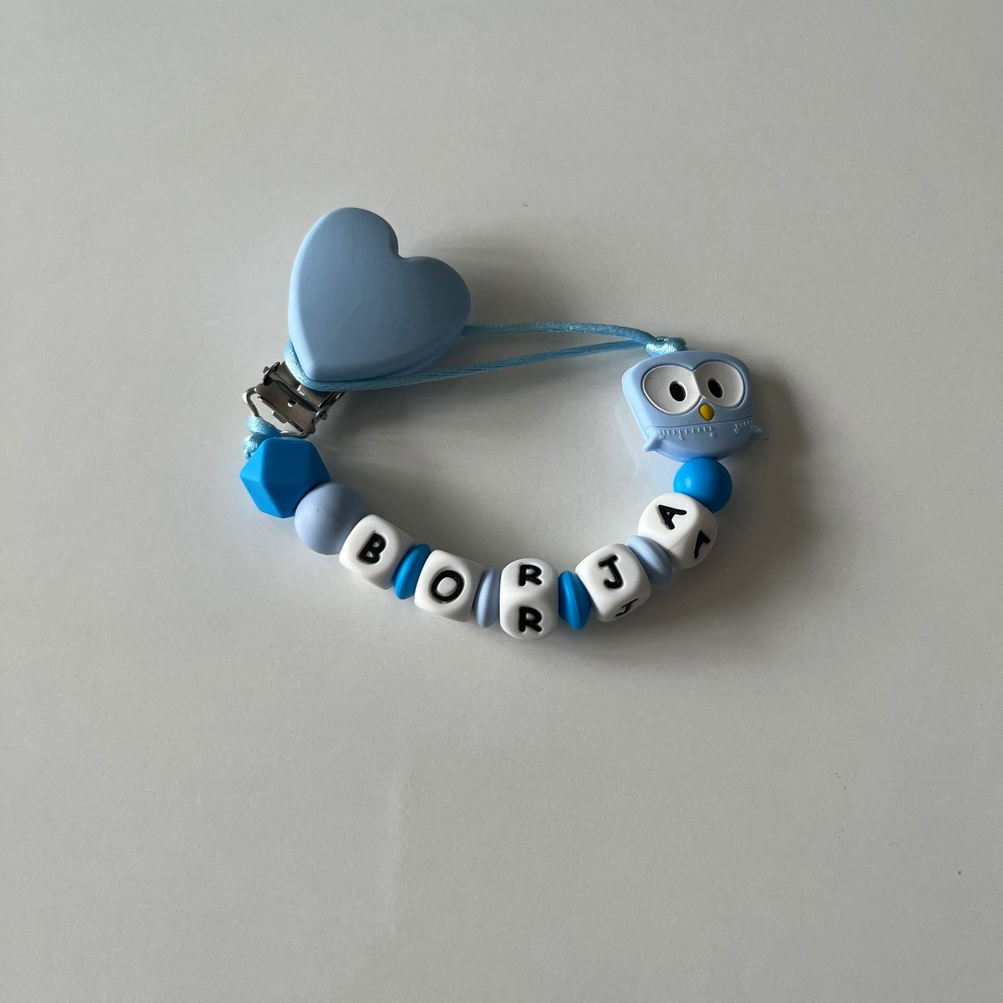 Chupetero tonos azules