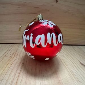 bola navidad personalizada