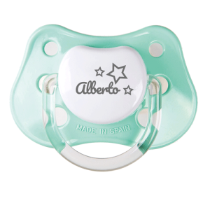 Chupete personalizado verde menta
