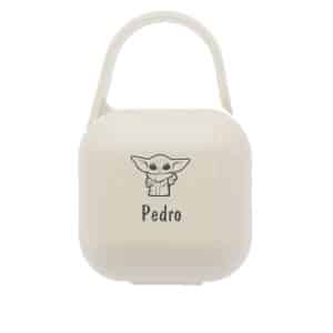 Cajita Portachupetes personalizado Baby Yoda
