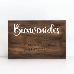 Cartel bienvenidos