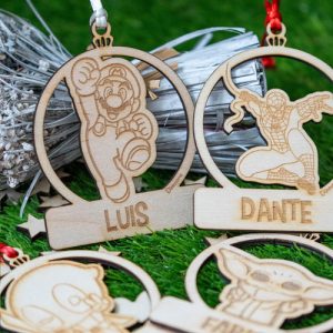 Bola de Navidad Personajes Famosos