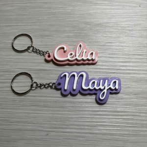 Llaveros metacrilato personalizados