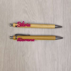 Bolígrafo bambú personalizado