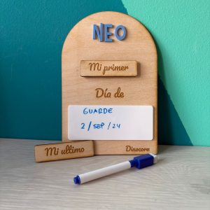 Placa Personalizada “Mi primer / Mi último día”