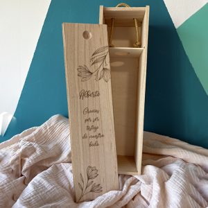 Caja de vino personalizada